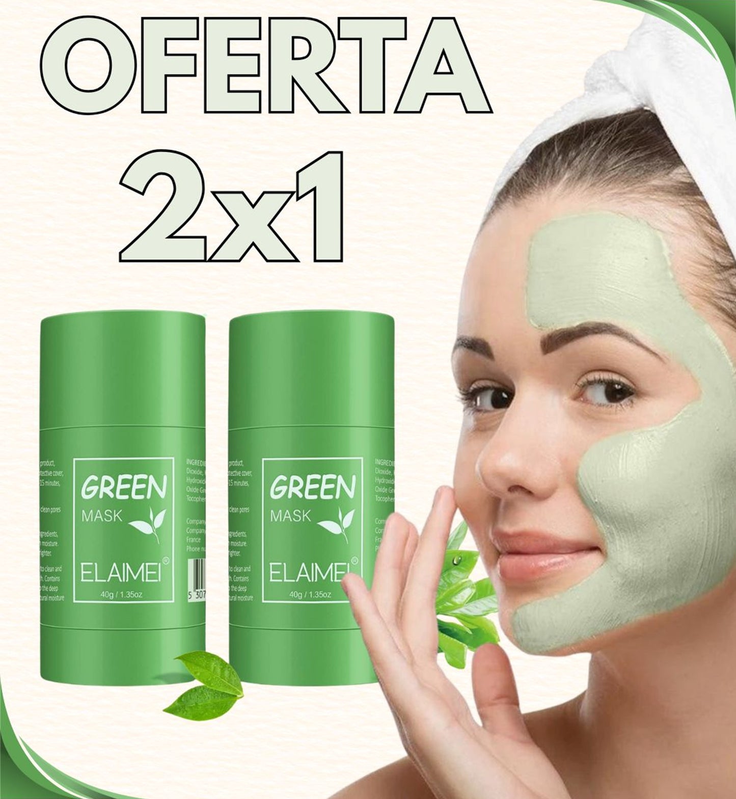 OFERTA 2x1 Mascarilla Té Verde Belaira®